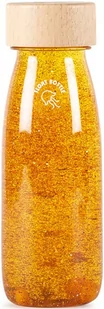Petit Boum, Butelka sensoryczna FLOAT kurkuma - Zabawki sensoryczne - miniaturka - grafika 1