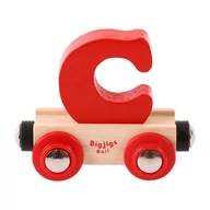 Pociągi dla dzieci - Bigjigs Toys Wagon z literką C (6) BR103 - miniaturka - grafika 1