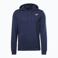 Bluzy męskie - Bluza męska Reebok Identity Small Logo Hoodie vector navy - miniaturka - grafika 1