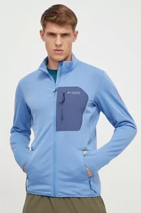 Columbia bluza sportowa Triple Canyon kolor niebieski z aplikacją - Bluzy męskie - miniaturka - grafika 1