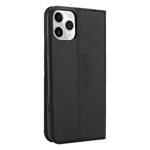 Crong Folio Case - Etui iPhone 11 Pro Max z klapką na magnes (czarny) - Etui i futerały do telefonów - miniaturka - grafika 4