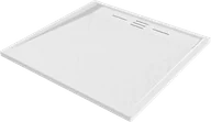 Brodziki prysznicowe - Mexen Amon brodzik kwadratowy SMC 80 x 80 cm, biały - 4F108080 - miniaturka - grafika 1