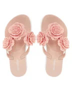 Buty dla dziewczynek - Melissa Japonki Mini Melissa Harmonic Springtime Inf M 35705 Różowy - miniaturka - grafika 1
