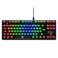 Klawiatury - Sharkoon SGK70W QWERTZ Niemiecki Czarny - miniaturka - grafika 1