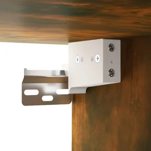Lumarko Szafka z lustrem i LED, opalany dąb, 70x16,5x60 cm - Toaletki - miniaturka - grafika 13