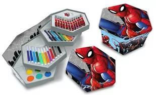 Beniamin Zestaw heksagonalny 51 elementów Spider Man - - Zabawki kreatywne - miniaturka - grafika 1
