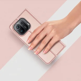 Dux Ducis Skin Pro kabura etui pokrowiec z klapką Xiaomi Mi 11 Pro różowy - Etui i futerały do telefonów - miniaturka - grafika 21