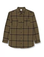 Koszule męskie - JACK&JONES PLUS Męska koszula flanelowa Jcospace Logan Ls Pls koszula rekreacyjna, czarny, 4XL - miniaturka - grafika 1