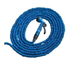 BRADAS No brand Wąż ogrodowy rozciągający TRICK HOSE 5m 15m niebieski + pistolet + złaczki (WTH515BL) - Węże ogrodowe i zraszacze - miniaturka - grafika 1