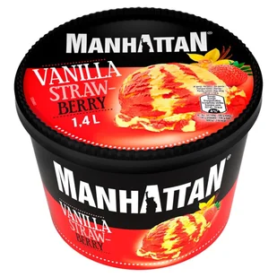 Manhattan - Lody waniliowo truskawkowe - Lody i desery lodowe - miniaturka - grafika 1