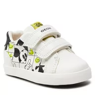 Buty dla chłopców - Sneakersy Geox B Kilwi Boy B45A7D 08554 C0552 M White/Fluo Yellow - miniaturka - grafika 1