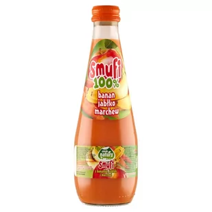 Smak natury Smufi z bananów jabłek i marchwi 300 ml - Soki i napoje niegazowane - miniaturka - grafika 1