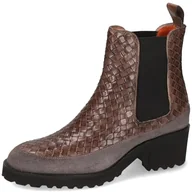 Botki damskie - Melvin & Hamilton, Abigail 1, damskie sztyblety, szare, 37 EU, szary, 37 EU - miniaturka - grafika 1