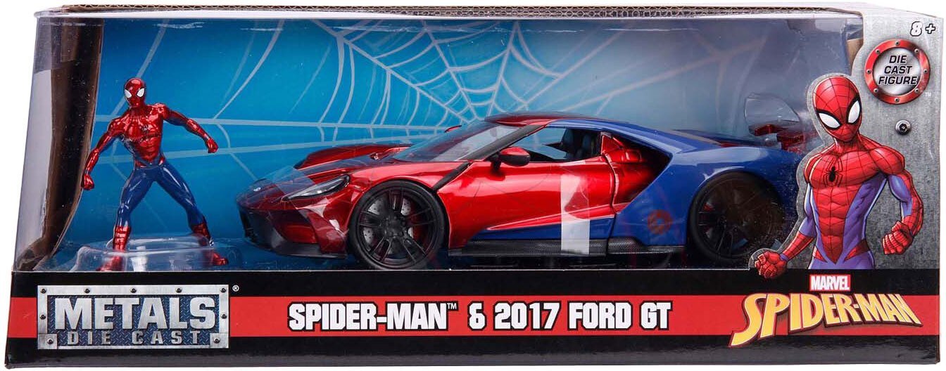 Simba JADA Spiderman Ford GT 1:24+fig 9399725314