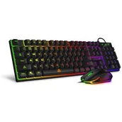 Zestawy myszka + klawiatura - Klawiatura i mysz Connect IT BATTLE CKM-3200-CS, CZ + SK layout (CKM-3200-CS) Czarna - miniaturka - grafika 1