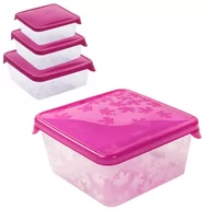 Pojemniki kuchenne - Zestaw 3 Pojemników Do Przechowywania Żywności - miniaturka - grafika 1