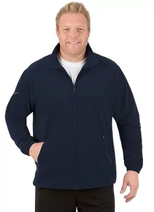 Trigema Męska kurtka polarowa, Niebieski (granatowy 046), 4XL - Kurtki męskie - miniaturka - grafika 1