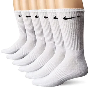 Nike Damskie skarpety z poduszką Performance Crew z paskiem (6 par) - Skarpetki damskie - miniaturka - grafika 1