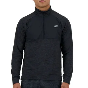 Bluza New Balance MT43204BK - czarna - Bluzy sportowe męskie - miniaturka - grafika 1