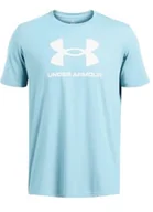 Koszulki męskie - Koszulka Męska Under Armour T-shirt Szybkoschnąca Bawełna 1382911 494 r. XL - miniaturka - grafika 1
