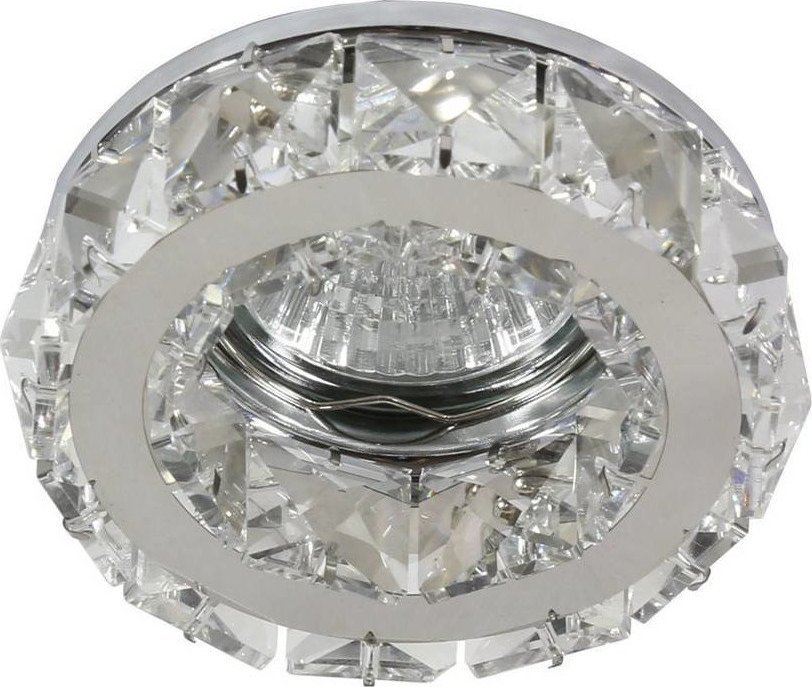 Candellux Glamour lampa sufitowa SK wpust crystal do salonu chrom