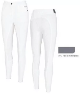 Pikeur Bryczesy AUDREY GRIP SUMMER z silikonowym lejem mittelgrau - Bryczesy - miniaturka - grafika 1