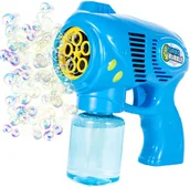 Bańki mydlane - PISTOLET DO BANIEK MYDLANYCH AUTOMAT BAŃKI MYDLANE NIEBIESKI X70N - miniaturka - grafika 1
