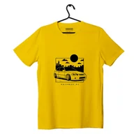 Odzież do sportów motorowych - T-shirt koszulka Honda Civic VI JDM żółta-L - miniaturka - grafika 1