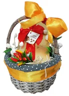 Zestawy upominkowe - Poczta Upominkowa, kosz prezentowy Frutti di Mare Złote - miniaturka - grafika 1