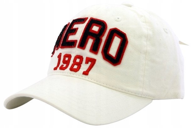 Czapka daszkiem męska damska Aeropostale AERO 1987 Biała 54-59cm HAFT $24