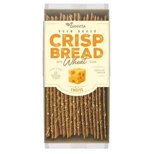 Danvita Płaskie chlebki pszenne z serem Danvita, 130g - Pieczywo chrupkie - miniaturka - grafika 1
