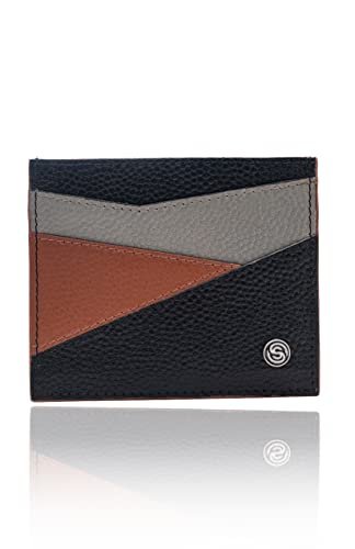 Silver Street London Męski portfel Alto Tri-Fold, - Czarny - Large