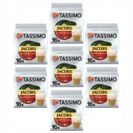 Kawa w kapsułkach i saszetkach - Kapsułki Jacobs Tassimo Jacobs Cafe Au Lait 6+1 opakowanie Gratis! - miniaturka - grafika 1