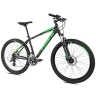 Rowery - Rower górski MTB INDIANA X-Pulser 2.6 M15 26 cali męski Czarno-zielony - miniaturka - grafika 1