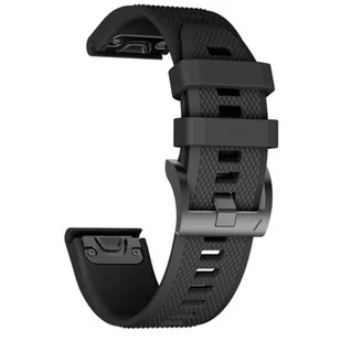 Tech-Protect FlavourDesign SMOOTH FENIX 3/5X (26MM) BLACK - Akcesoria do smartwatchy - miniaturka - grafika 1