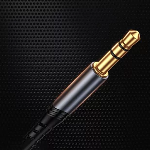 Joyroom kabel audio stereo AUX 3,5 mm mini jack - USB Typ C do telefonu tabletu 2 m czarny (SY-A03) - Kable USB - miniaturka - grafika 3