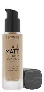 Catrice Podkład matujący All Matt Shine Control 46 - Korektory do twarzy - miniaturka - grafika 1