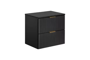 Comad ADEL BLACK Szafka podumywalkowa 60cm Czarny Mat 82-60-B-2S - Szafki łazienkowe - miniaturka - grafika 1