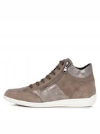 Sneakersy damskie - Geox Sneakersy D Myria D3668B 022TC C6692 Szary - miniaturka - grafika 1