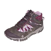 Buty trekkingowe damskie - Merrell Allout Blaze Mid GTX J24638 damskie buty trekkingowe, brązowy - Braun Black Slate Blush - 40.5 EU Weit - miniaturka - grafika 1