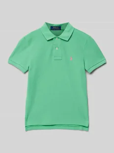 Koszulka polo o kroju slim fit z wyhaftowanym logo - Koszulki dla chłopców - miniaturka - grafika 1