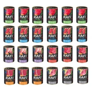 Dolina Noteci (RAFI) RAFI PRZEPIÓRKA Zestaw 24x 400g  od 95zł +DO 3% ZWROTU W PROGRAMIE LOJALNOŚCIOWYM ZEST-RAFI-400-24-PRZ - Mokra karma dla psów - miniaturka - grafika 5