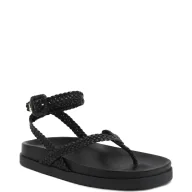 Sandały damskie - Patrizia Pepe Skórzane sandały - miniaturka - grafika 1