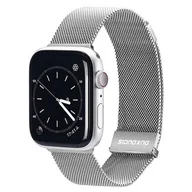 Akcesoria do smartwatchy - DUX DUCIS Milanese - pasek magnetyczny ze stali nierdzewnej do Apple Watch 42/44/45mm szary - miniaturka - grafika 1