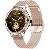 Smartwatch - Damski Hagen HC66.110.1110.5310-SET różowe złoto - miniaturka - grafika 1
