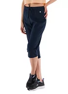 Spodnie damskie - Champion Damskie spodnie dresowe Legacy Easywear 2.0 Pro-Jersey 3/4 ze sznurkiem, granatowe, M - miniaturka - grafika 1