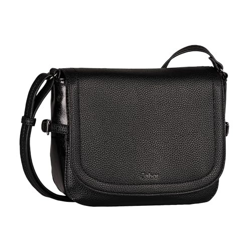 Gabor bags Noelle damska torba podsiodłowa torba na ramię mała czarna, czarny, S