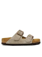 Klapki i japonki damskie - Birkenstock Klapki Arizona Bs 0951303 Khaki - miniaturka - grafika 1