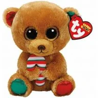 Maskotki i pluszaki - Ty Inc. Beanie Boos Bella - Brązowy Miś ze słodyczem 15cm - miniaturka - grafika 1