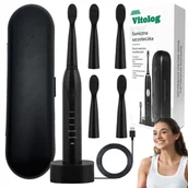 Końcówki do szczoteczek elektrycznych - Elektryczna Soniczna Szczoteczka Do Zębów Szczotka 8 Końcówki Soniczne IPX7 - miniaturka - grafika 1